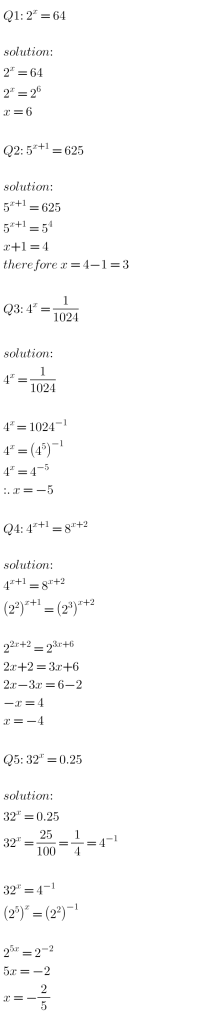 Indices involving equations