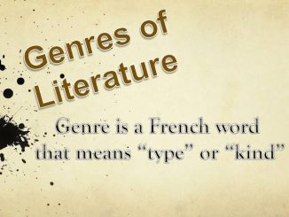genres of literature